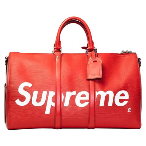 louis vuitton supreme bag black